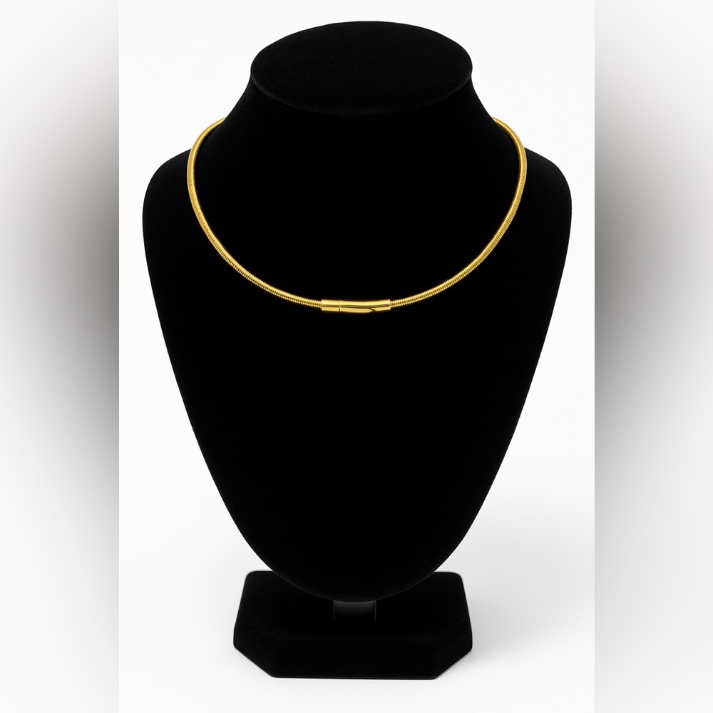 ✨ New Gold plated Sleek Gold Collar Necklace | Waterproof Stainless Steel✨